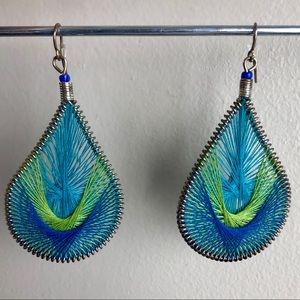 3/$15 ☘️ Peacock Earrings 🦚